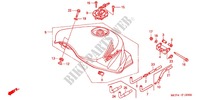 SERBATOIO COMBUSTIBILE per Honda RVT 1000 R RC51 2001