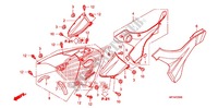 COPERTURA LATO/COPERTURA SERBATOIO per Honda FOURTRAX 420 RANCHER 4X4 AT 2010