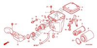 COPERTURA ANTERIORE/FILTRO ARIA per Honda FOURTRAX 420 RANCHER 4X4 Manual Shift CAMO 2007