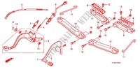 GRADINO/PEDALE per Honda FOURTRAX 420 RANCHER 4X4 Manual Shift 2008