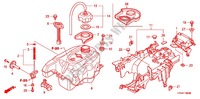 SERBATOIO COMBUSTIBILE per Honda FOURTRAX 420 RANCHER 4X4 Manual Shift 2008