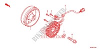 COPERTURA CASSA MANOVELLA/ GENERATORE(2) per Honda FOURTRAX 420 RANCHER 2X4 BASE 2011