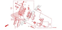 CALIBRO FRENO ANTERIORE per Honda TRX 450 R SPORTRAX Electric Start WHITE 2012