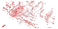 COPERTURA MANOVELLA SINISTRA per Honda TRX 450 R SPORTRAX Electric Start WHITE 2012
