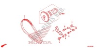CATENA CAMMA/TENSIONE per Honda FOURTRAX 500 FOREMAN ES PS 2015