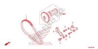CATENA CAMMA/TENSIONE per Honda FOURTRAX 500 FOREMAN ES PS 2012