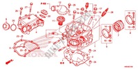 CILINDRO/TESTATA per Honda FOURTRAX 500 FOREMAN ES PS 2012
