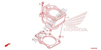CILINDRO per Honda FOURTRAX 500 FOREMAN ES PS 2012