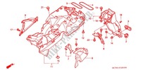 PARAFANGO POSTERIORE per Honda VFR 800 INTERCEPTOR ABS 2002