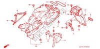 PARAFANGO POSTERIORE per Honda VFR 800 VTEC ABS 2010