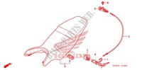 SEDILE SINGOLO(2) per Honda VFR 800 INTERCEPTOR ABS WHITE 2009