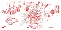 CILINDRO/TESTATA per Honda FOURTRAX 420 RANCHER 4X4 Electric Shift 2010