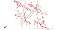 CUSCINO POSTERIORE(2) per Honda VT 1100 SHADOW C2 ACE white ribbon tire 1997