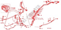 LINEA FRENO per Honda VT 1300 STATELINE ABS RED 2010
