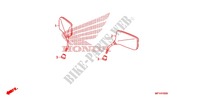 SPECCHIETTO per Honda VT 1300 STATELINE ABS RED 2010