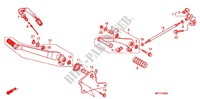 GRADINO/PEDALE per Honda VT 1300 STATELINE ABS 2011