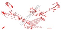 GRADINO/PEDALE per Honda VT 1300 SABRE 2010