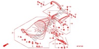 SEDILE SINGOLO(2) per Honda VT 1300 C FURY ABS 2010