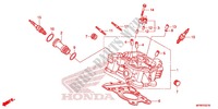 TESTA CILINDRO POSTERIORE per Honda VT 1300 C FURY 2015