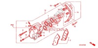 CALIBRO FRENO ANTERIORE per Honda SHADOW VT 750 AERO 2009