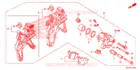 CALIBRO FRENO POSTERIORE per Honda NC 750 J VULTUS 2017