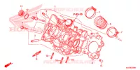 CILINDRO/TESTATA per Honda NC 750 J VULTUS 2017