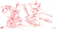CONDOTTO MANIGLIA/PONTE SOPRA (2) per Honda NC 750 S ABS SPECIAL 2017