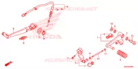 GRADINO/PEDALE per Honda NC 750 S ABS SPECIAL 2017