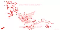 PANNELLO ANTERIORE/COPERTURA SOTTO (NC750S/SA) per Honda NC 750 S ABS SPECIAL 2017