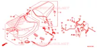 SEDILE SINGOLO(2) per Honda NC 750 S ABS SPECIAL 2017