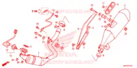 SMORZATORE SCARICO(2) per Honda NC 750 S ABS SPECIAL 2017