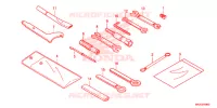 UTENSILI/SCATOLA BATTERIA per Honda NC 750 S ABS SPECIAL 2017