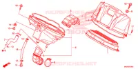 COPERTURA ANTERIORE/FILTRO ARIA per Honda NC 750 S DCT 2017