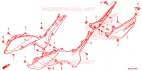 COPERTURA LATO/COPERTURA SERBATOIO per Honda NC 750 S DCT 2017