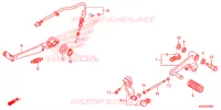 GRADINO/PEDALE per Honda NC 750 S DCT 2017