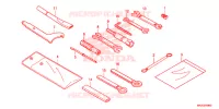 UTENSILI/SCATOLA BATTERIA per Honda NC 750 S DCT 2017
