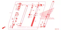 FORCELLA ANTERIORE per Honda NC 750 X ABS DCT 2017