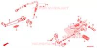 GRADINO/PEDALE per Honda NC 750 X ABS DCT 2017