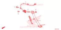SOSTEGNO PRINCIPALE/PEDALE FRENO per Honda NC 750 X ABS DCT 2017