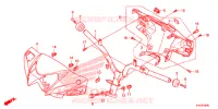CONDOTTO MANIGLIA/COPERTURA MANIGLIA per Honda VISION 110 2018