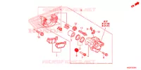 CALIBRO FRENO POSTERIORE per Honda FORZA 125 2018