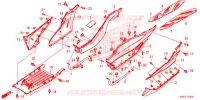 GRADINO PAVIMENTO/COPERTURA SOTTO per Honda FORZA 125 2018