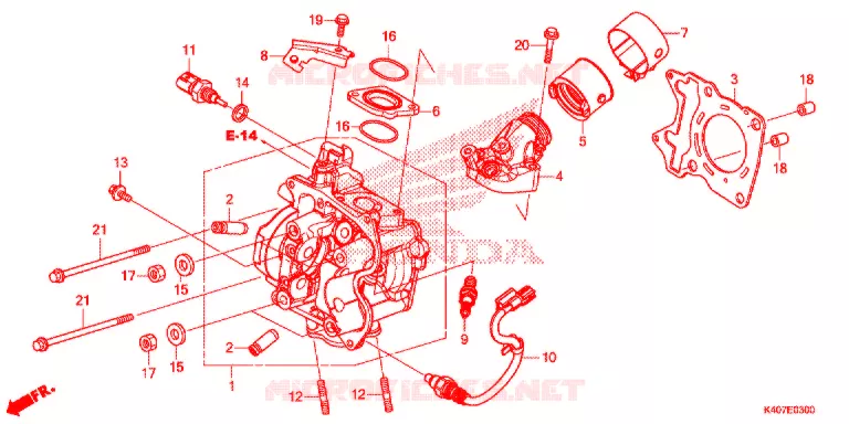 CILINDRO/TESTATA Honda SCOOTER 125 FORZA 2018  NSS125ADH