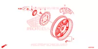 RUOTA POSTERIORE per Honda FORZA 125 2017