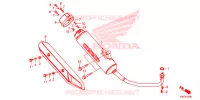 SMORZATORE SCARICO(2) per Honda FORZA 125 2017