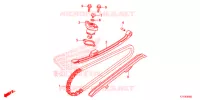CATENA CAMMA/TENSIONE per Honda SH 125 ABS D 2E 2017