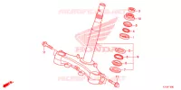 GAMBA STERZO/PONTE SOPRA per Honda SH 125 ABS D 2E 2017