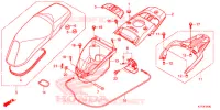 SEDILE/SCATOLA BAGAGLI per Honda SH 125 ABS D 2E 2017