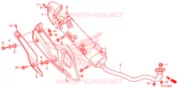 SMORZATORE SCARICO(2) per Honda SH 125 ABS D 2E 2017