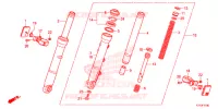 FORCELLA ANTERIORE per Honda SH 125 ABS D 2018
